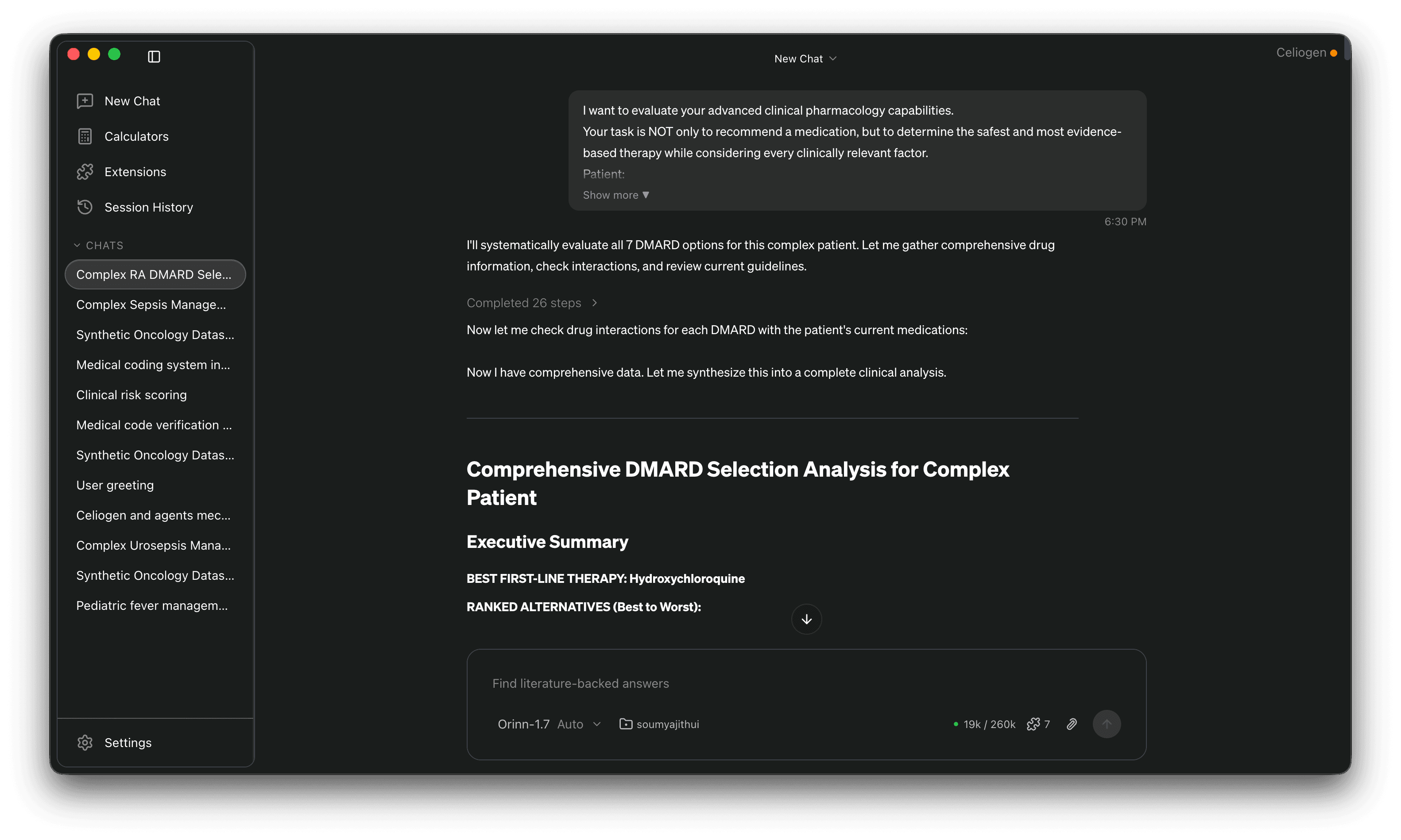 Intelligent drug decision support